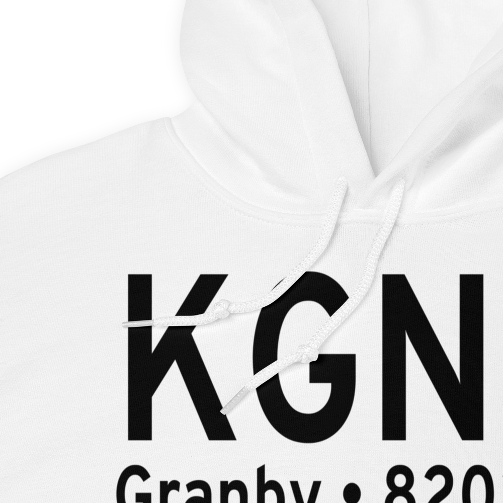 Granby Grand County Airport (KGNB) ICAO Hoodie Sweatshirt 