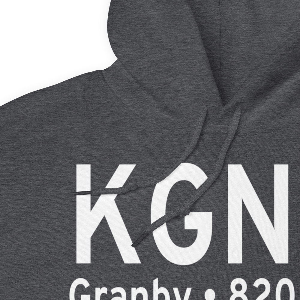 Granby Grand County Airport (KGNB) ICAO Hoodie Sweatshirt 