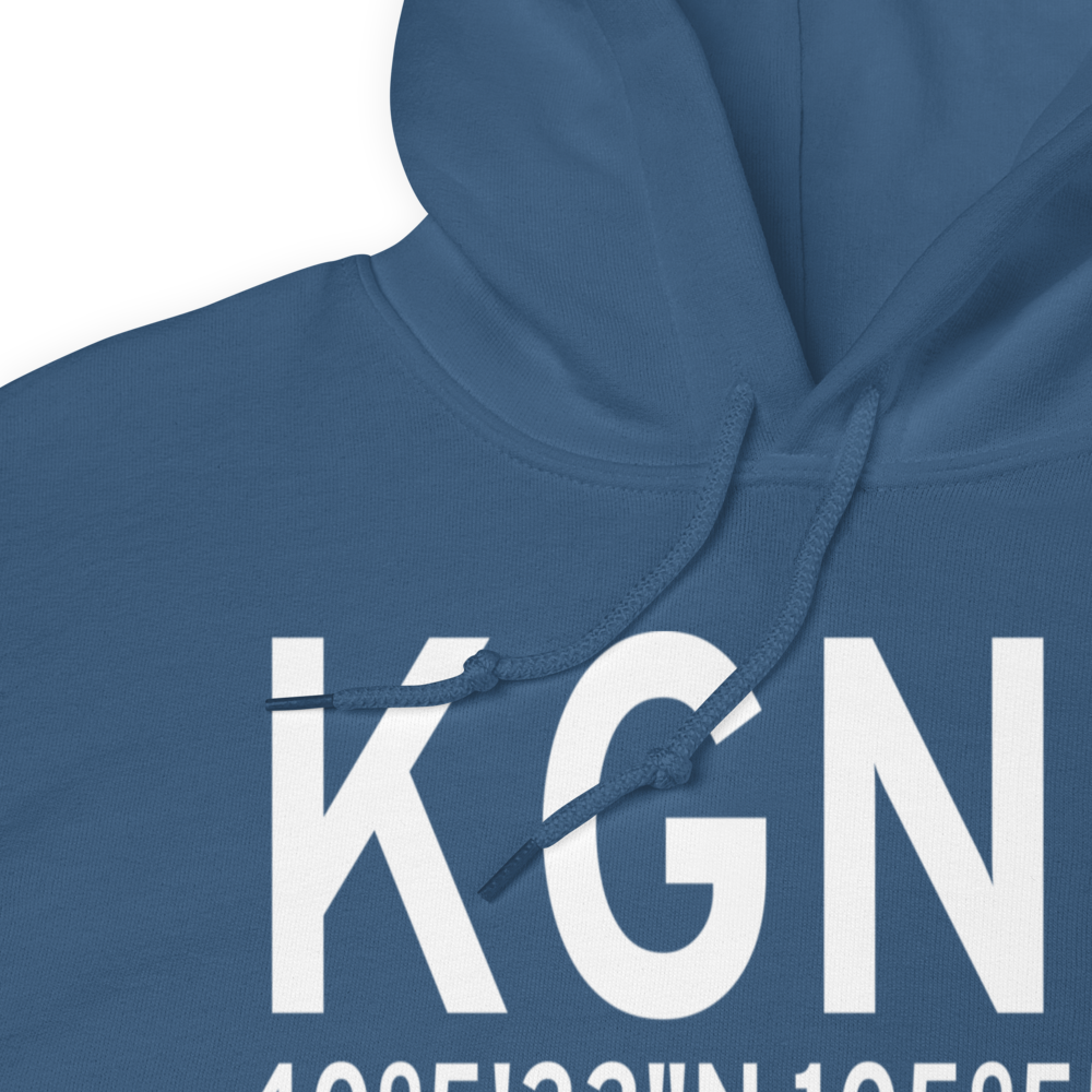 Granby Grand County Airport (KGNB) ICAO Hoodie Sweatshirt 
