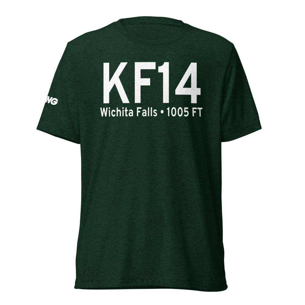 Wichita Valley Airport (KF14) ICAO Tri-blend T-Shirt 