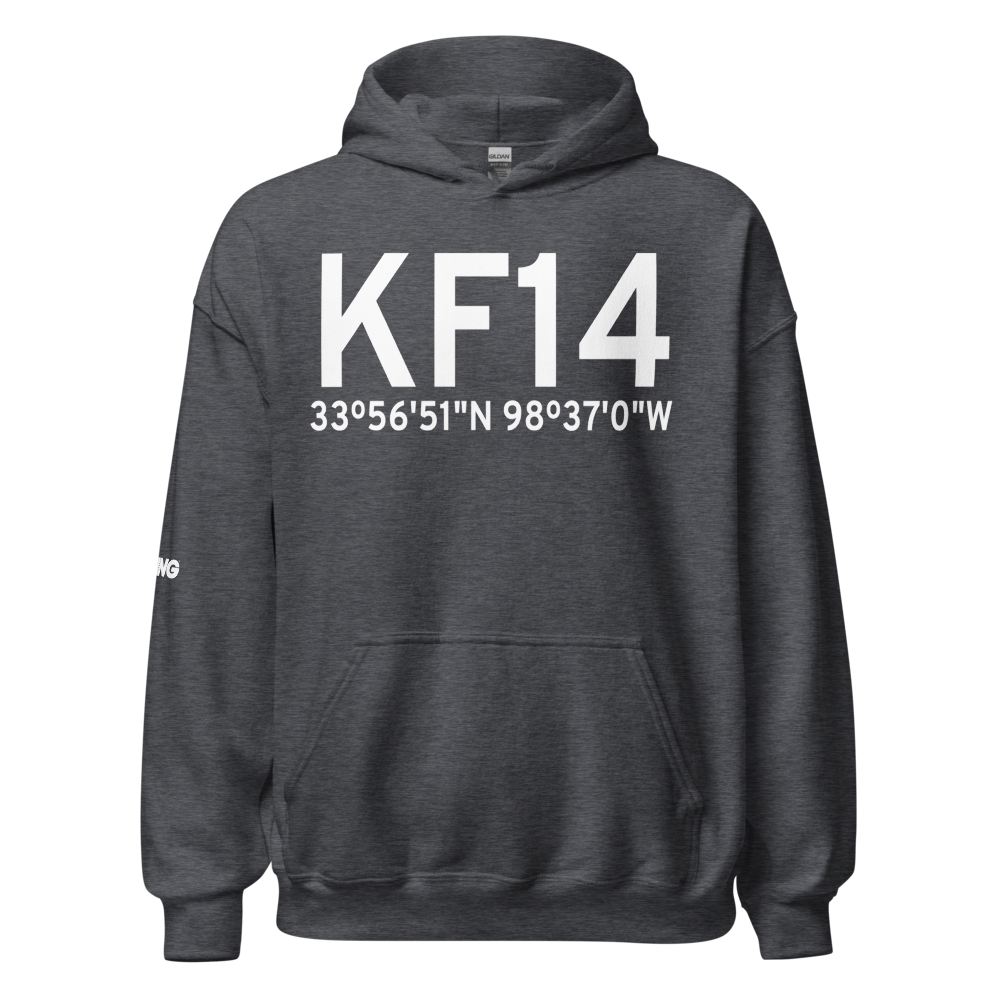 Wichita Valley Airport (KF14) ICAO Hoodie Sweatshirt 