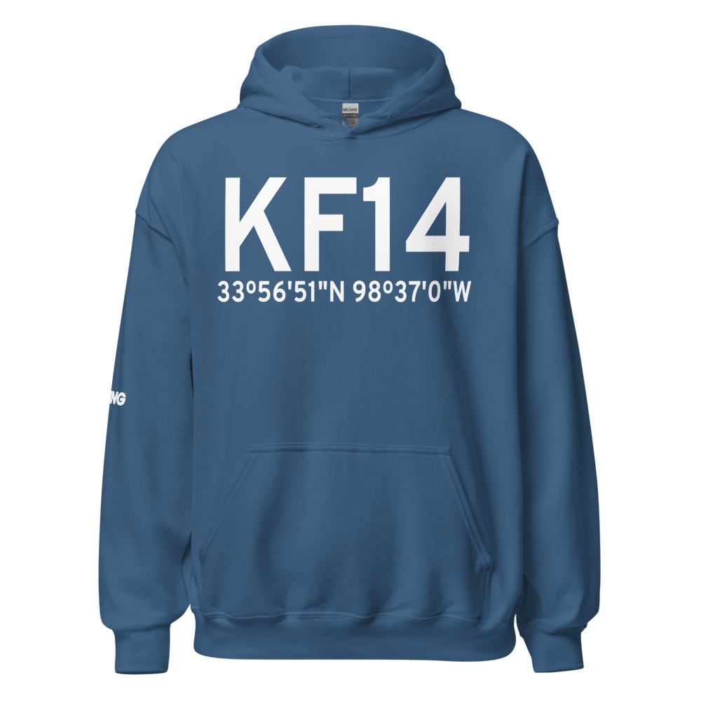 Wichita Valley Airport (KF14) ICAO Hoodie Sweatshirt 