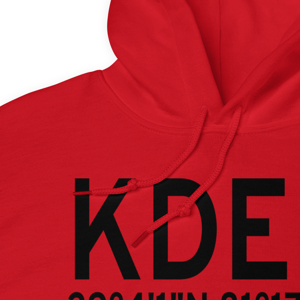 Deland Municipal Sidney H Taylor Field (KDED) ICAO Hoodie Sweatshirt 
