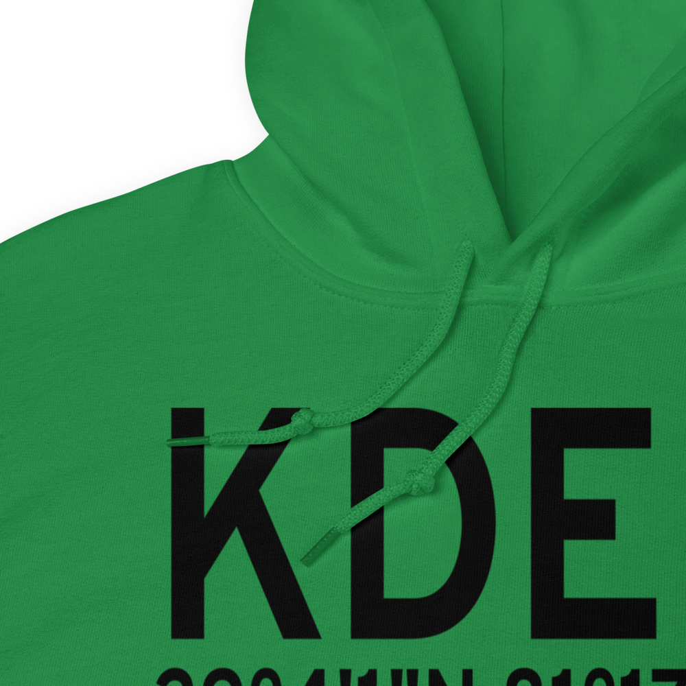 Deland Municipal Sidney H Taylor Field (KDED) ICAO Hoodie Sweatshirt 