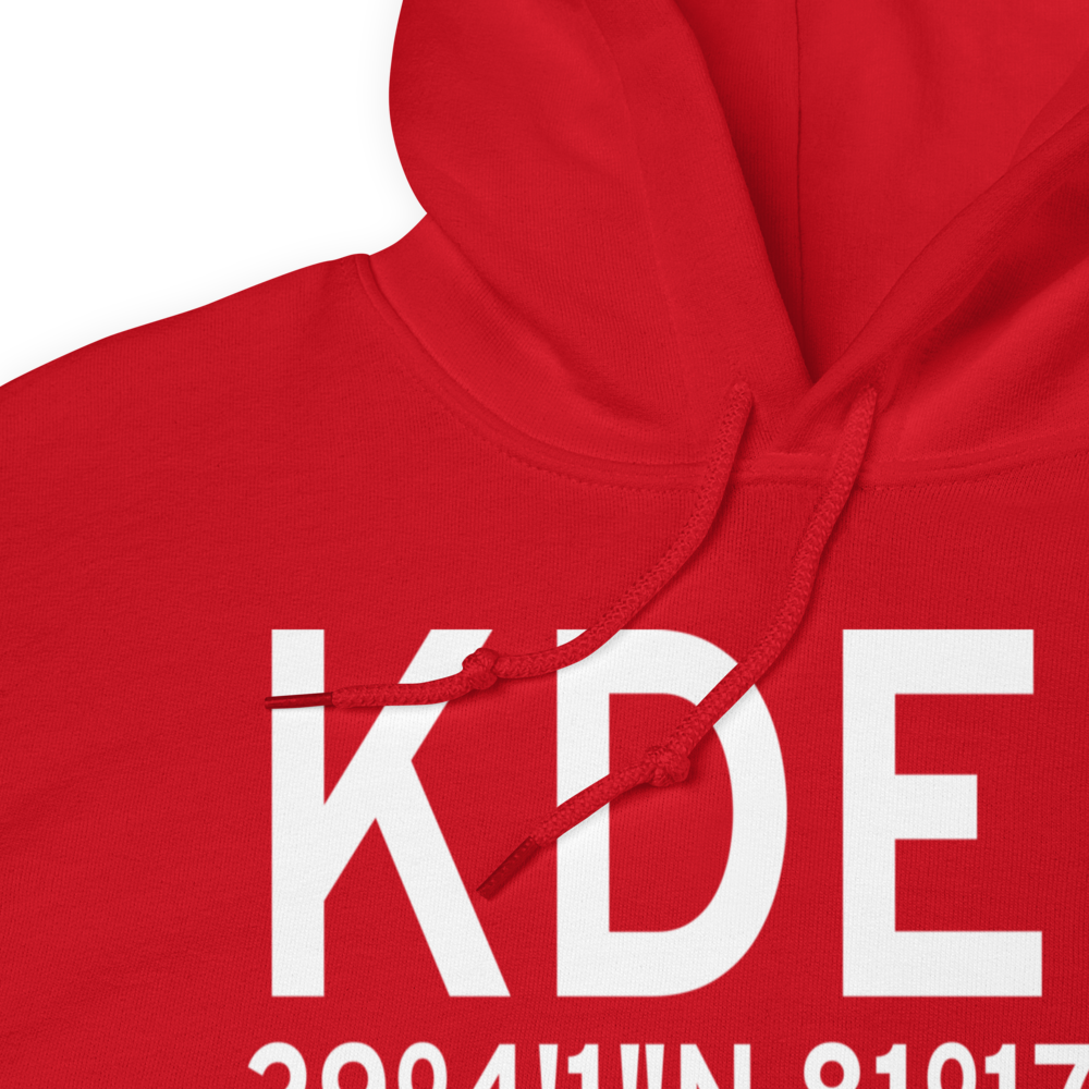 Deland Municipal Sidney H Taylor Field (KDED) ICAO Hoodie Sweatshirt 