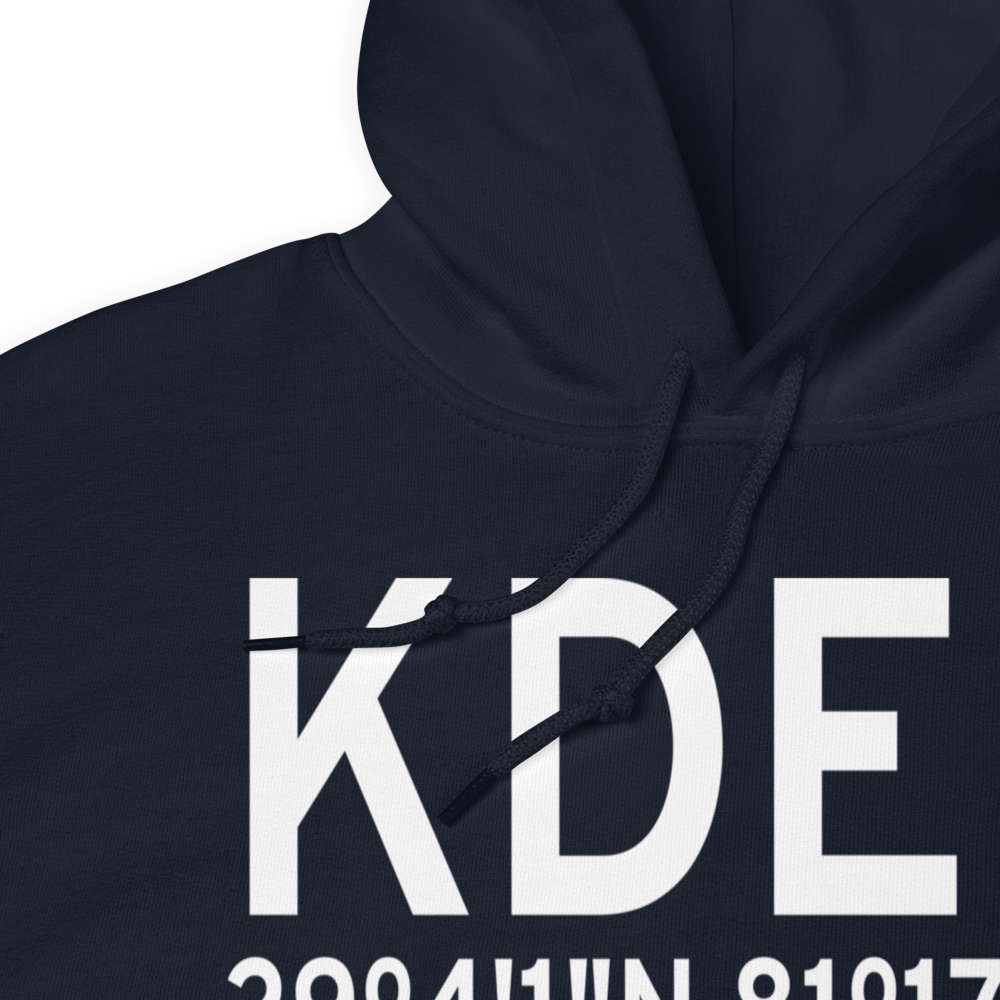 Deland Municipal Sidney H Taylor Field (KDED) ICAO Hoodie Sweatshirt 