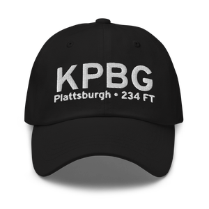 Plattsburgh International Airport (KPBG) ICAO Hat
