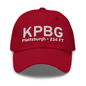 Plattsburgh International Airport (KPBG) ICAO Hat