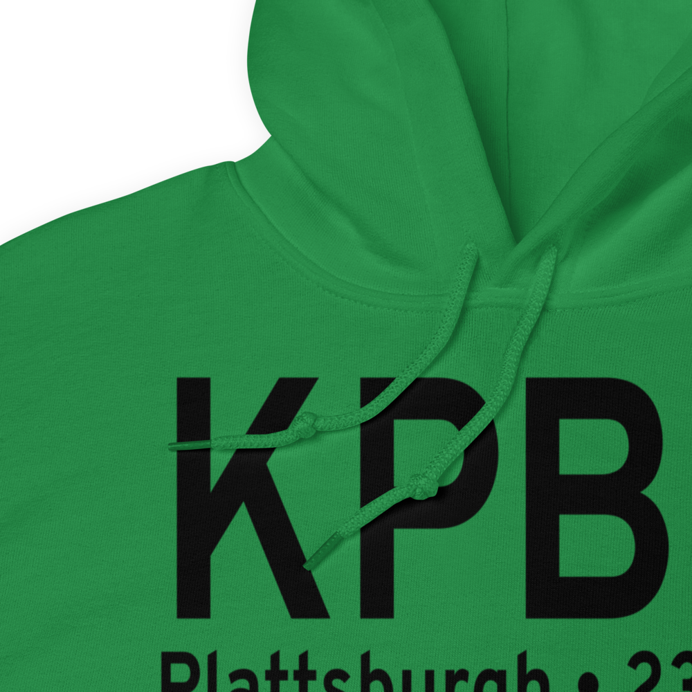 Plattsburgh International Airport (KPBG) ICAO Hoodie Sweatshirt 