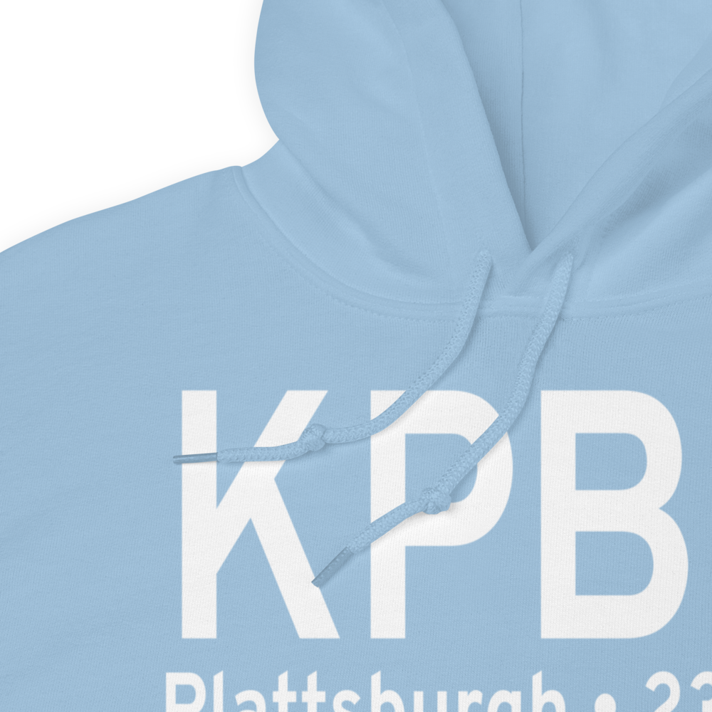 Plattsburgh International Airport (KPBG) ICAO Hoodie Sweatshirt 