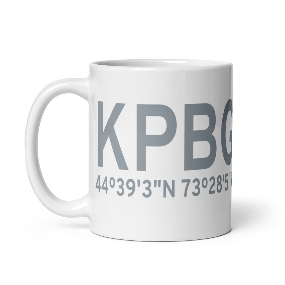 Plattsburgh International Airport (KPBG) ICAO Mug 