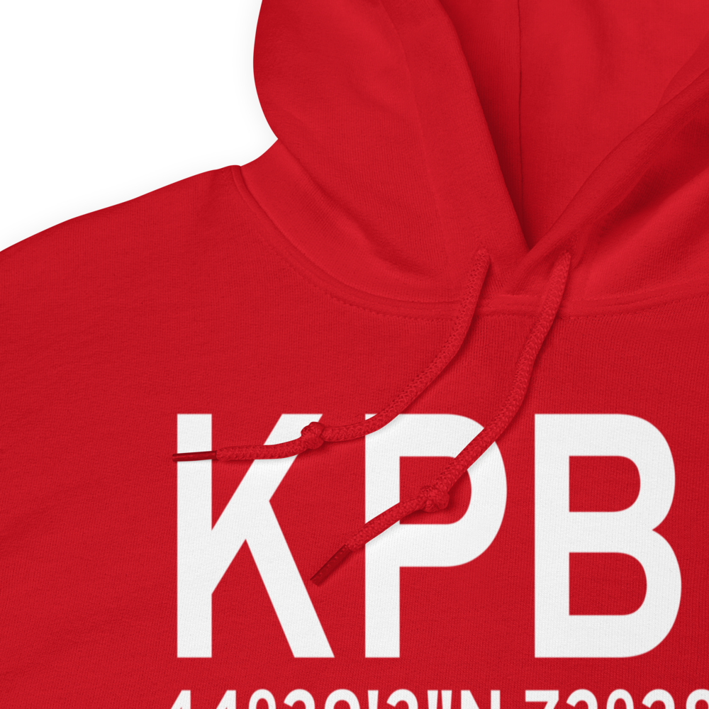 Plattsburgh International Airport (KPBG) ICAO Hoodie Sweatshirt 