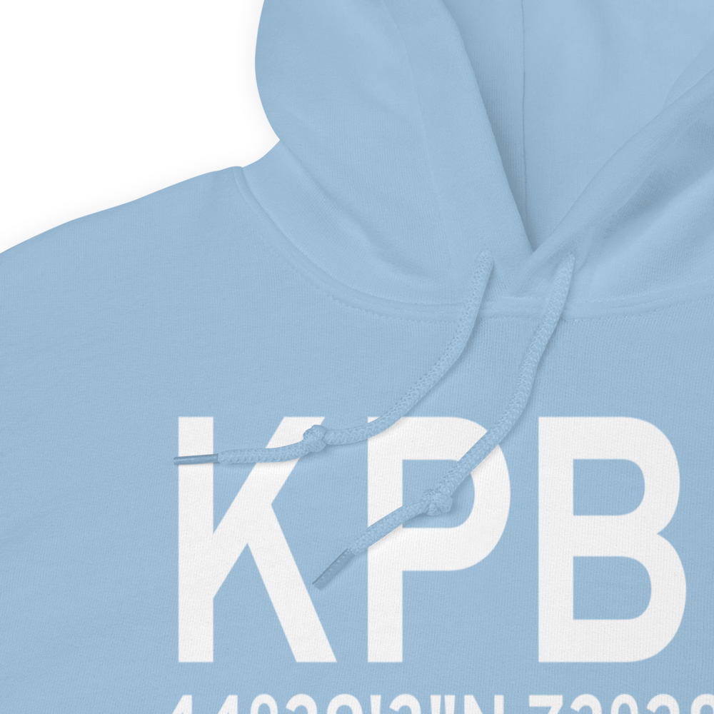 Plattsburgh International Airport (KPBG) ICAO Hoodie Sweatshirt 