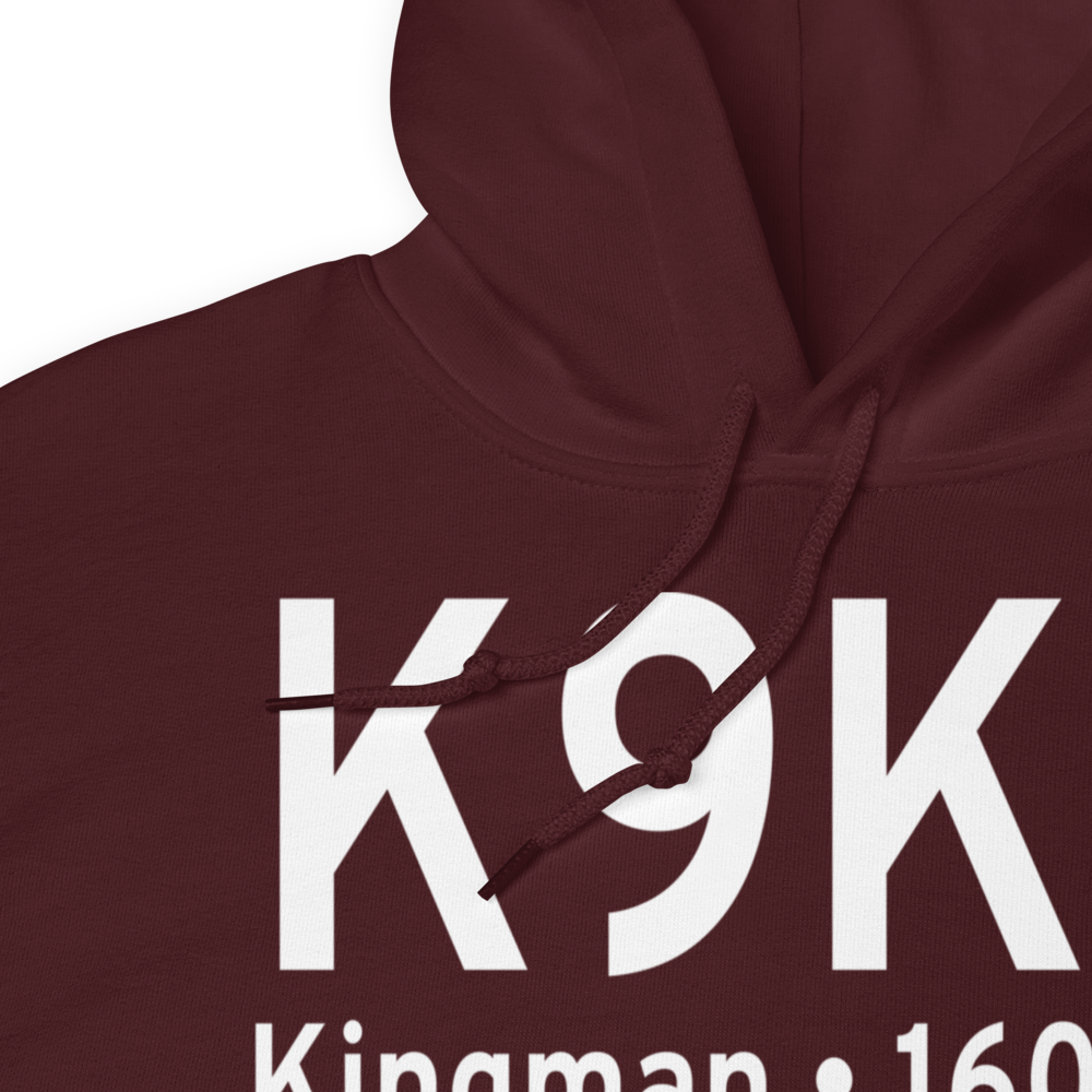 Kingman Airport Clyde Cessna Field (K9K8) ICAO Hoodie Sweatshirt 