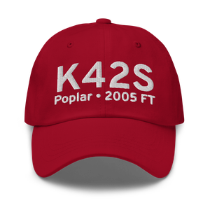 Poplar Airport (K42S) ICAO Hat