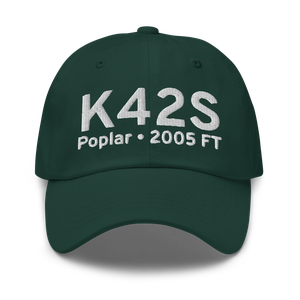 Poplar Airport (K42S) ICAO Hat