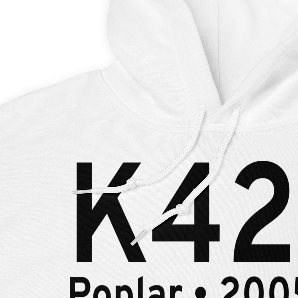 Poplar Airport (K42S) ICAO Hoodie Sweatshirt 