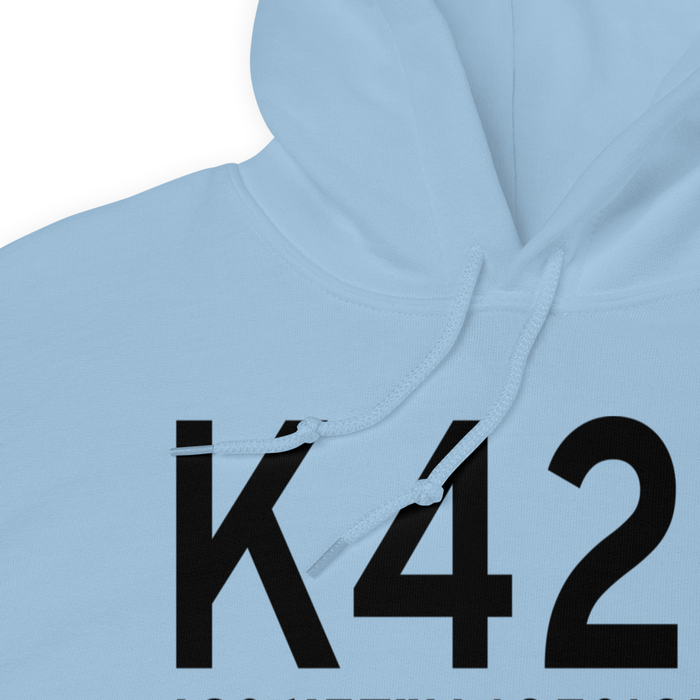 Poplar Airport (K42S) ICAO Hoodie Sweatshirt 
