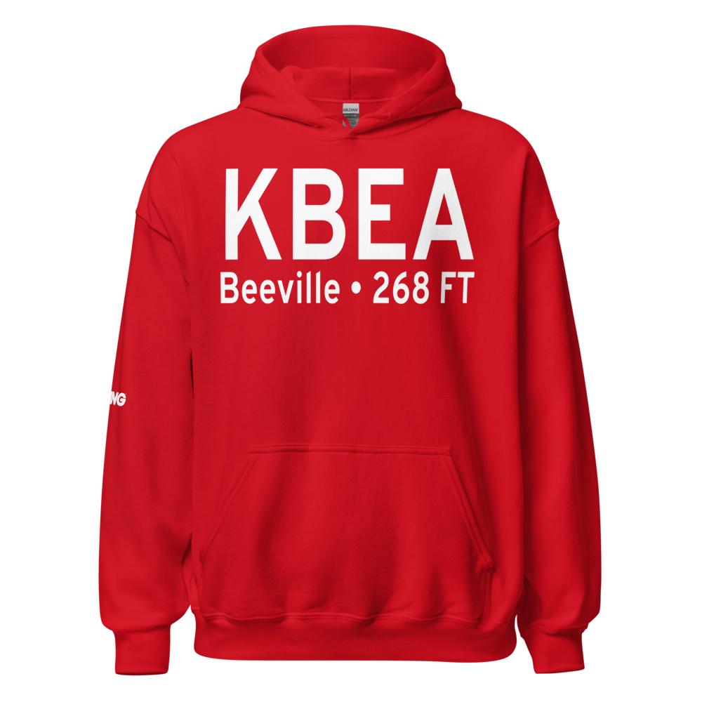 Beeville Municipal Airport (KBEA) ICAO Hoodie Sweatshirt 