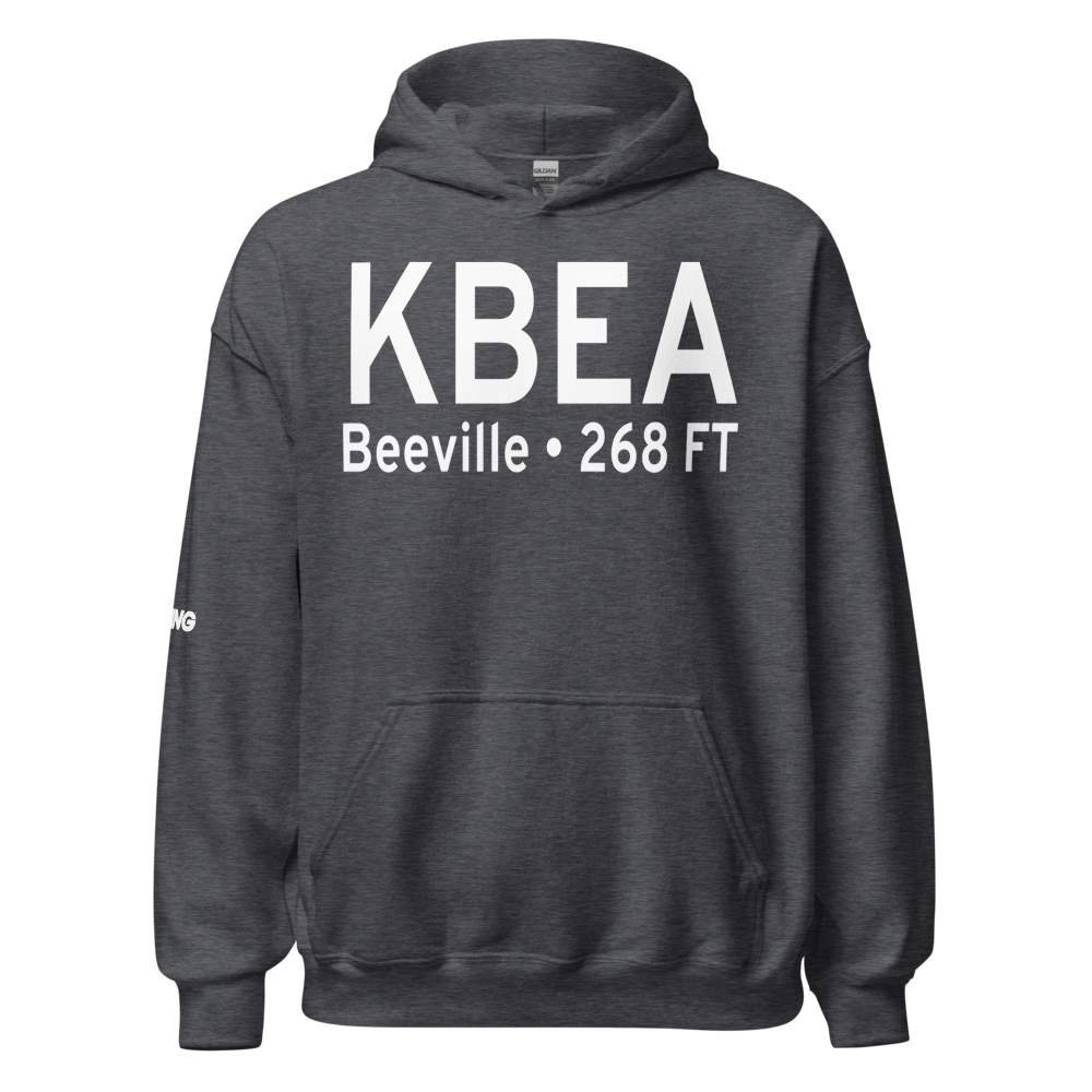 Beeville Municipal Airport (KBEA) ICAO Hoodie Sweatshirt 