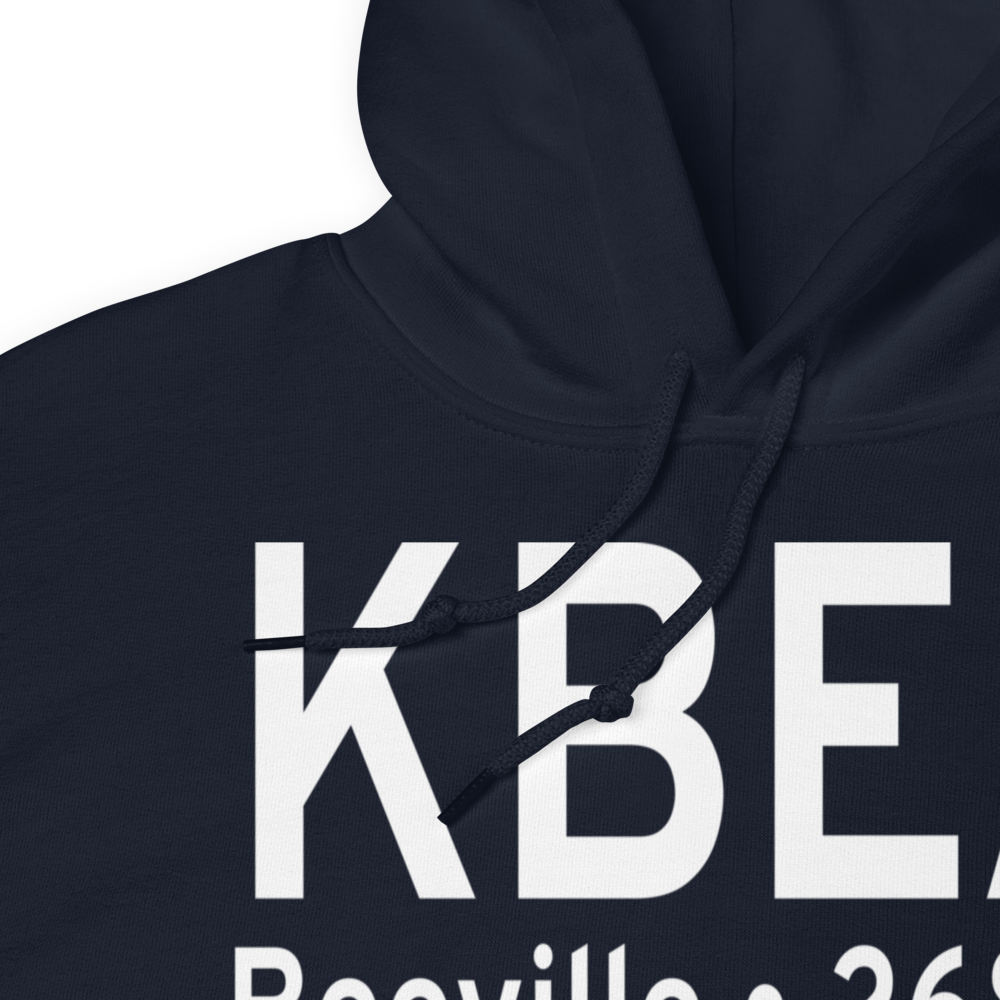 Beeville Municipal Airport (KBEA) ICAO Hoodie Sweatshirt 