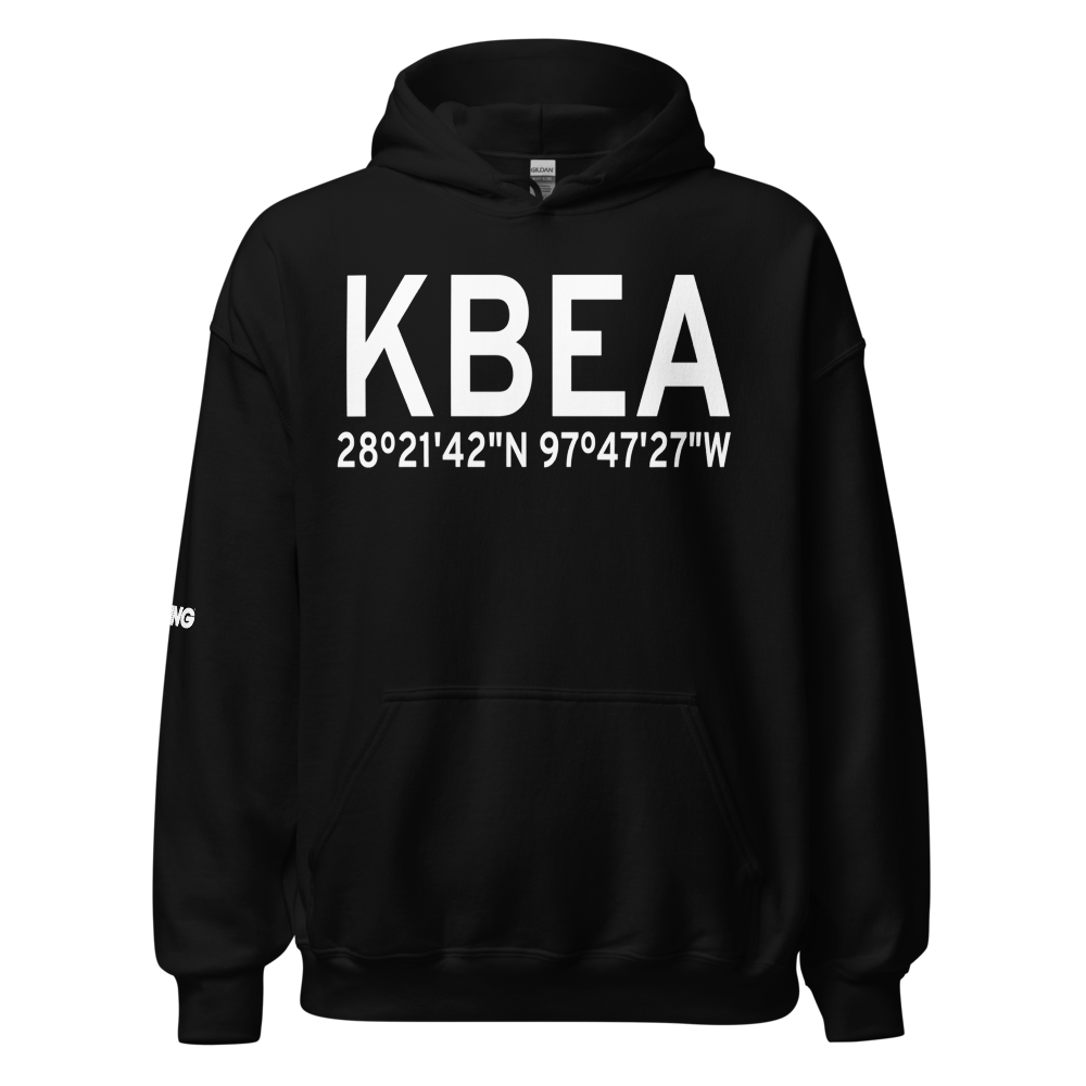 Beeville Municipal Airport (KBEA) ICAO Hoodie Sweatshirt 