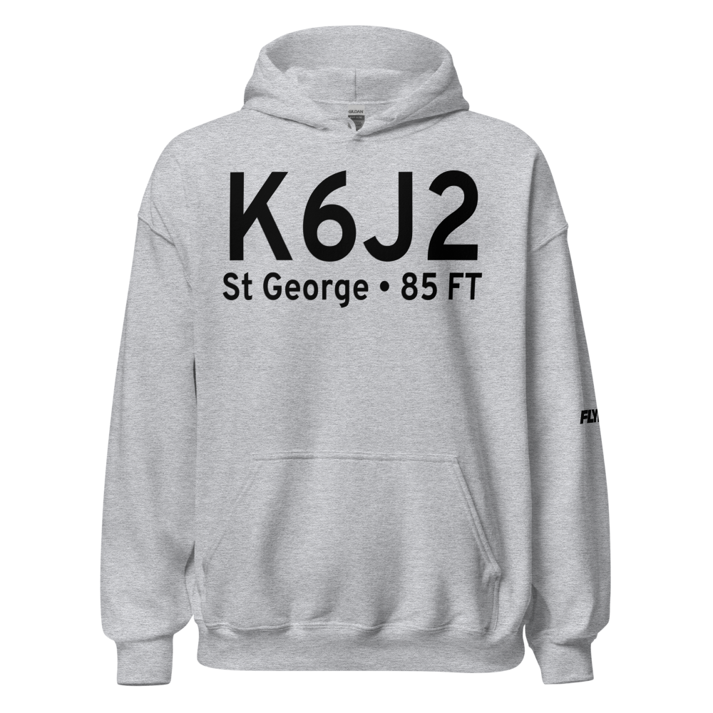 St George Airport (K6J2) ICAO Hoodie Sweatshirt 