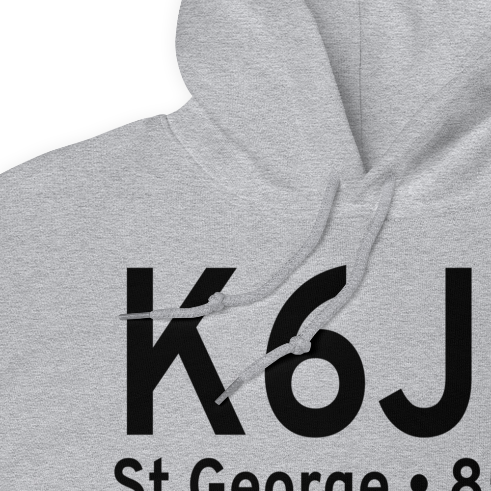 St George Airport (K6J2) ICAO Hoodie Sweatshirt 