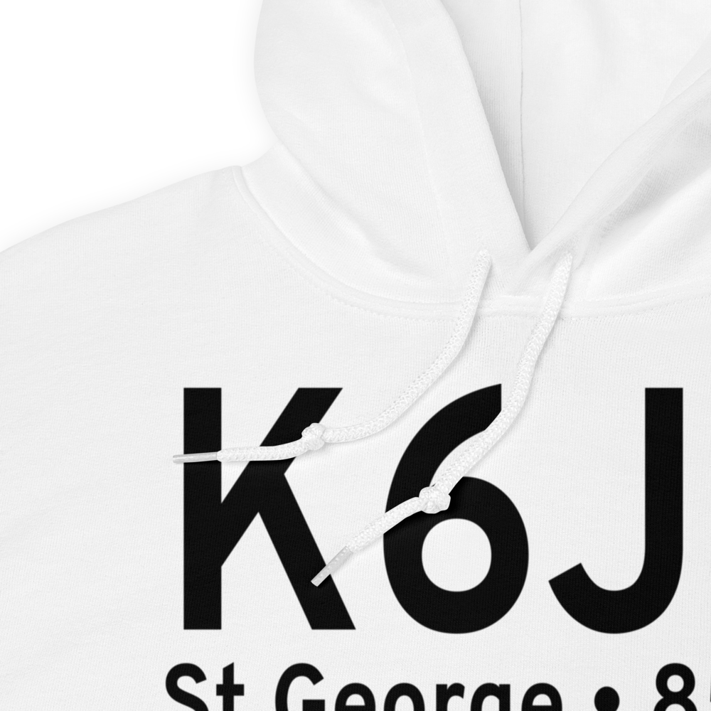 St George Airport (K6J2) ICAO Hoodie Sweatshirt 