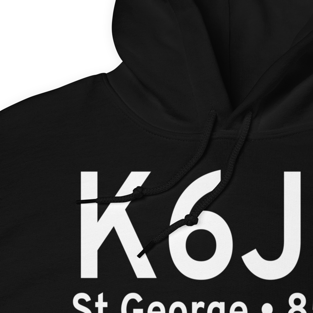 St George Airport (K6J2) ICAO Hoodie Sweatshirt 