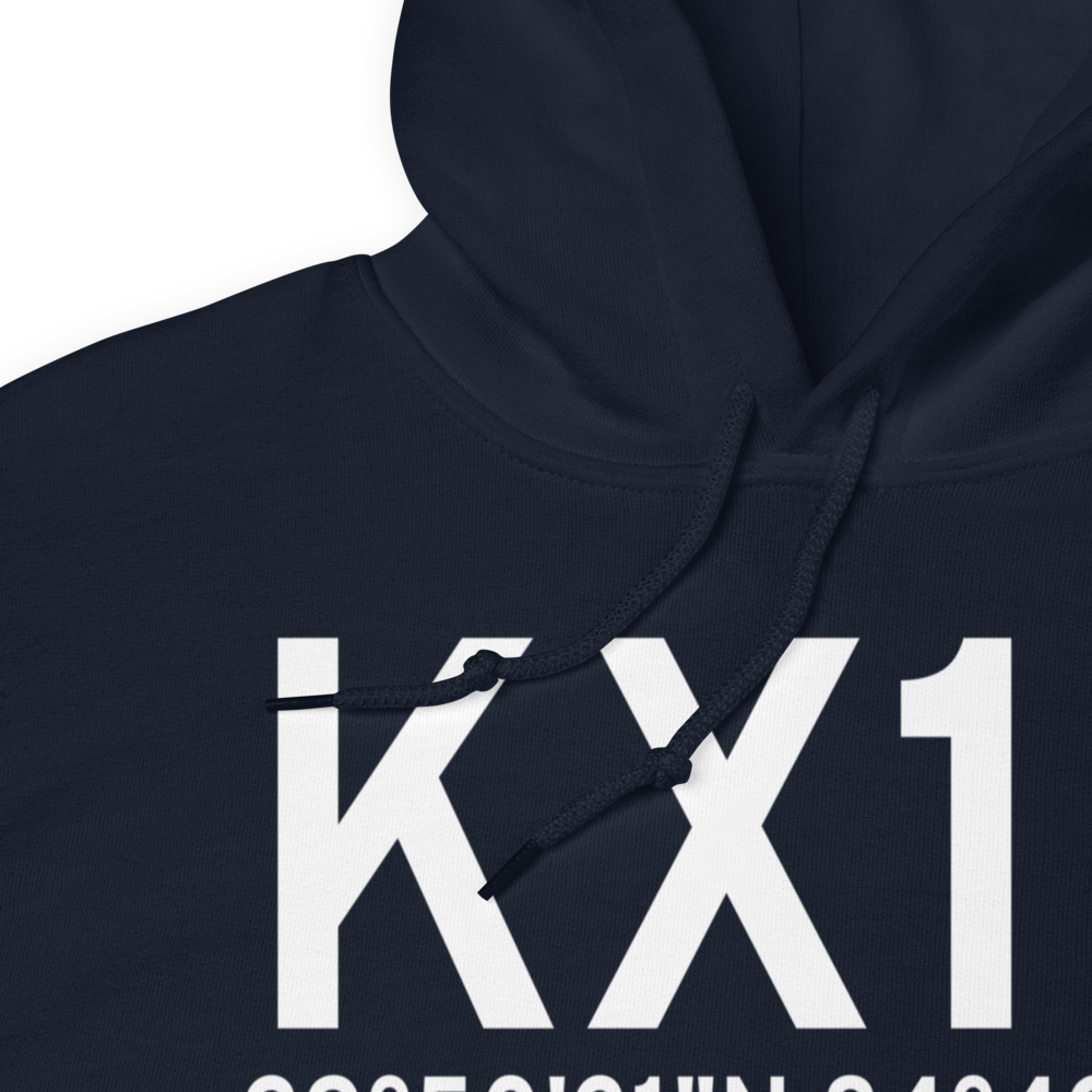 Carrabelle Thompson Airport (KX13) ICAO Hoodie Sweatshirt 