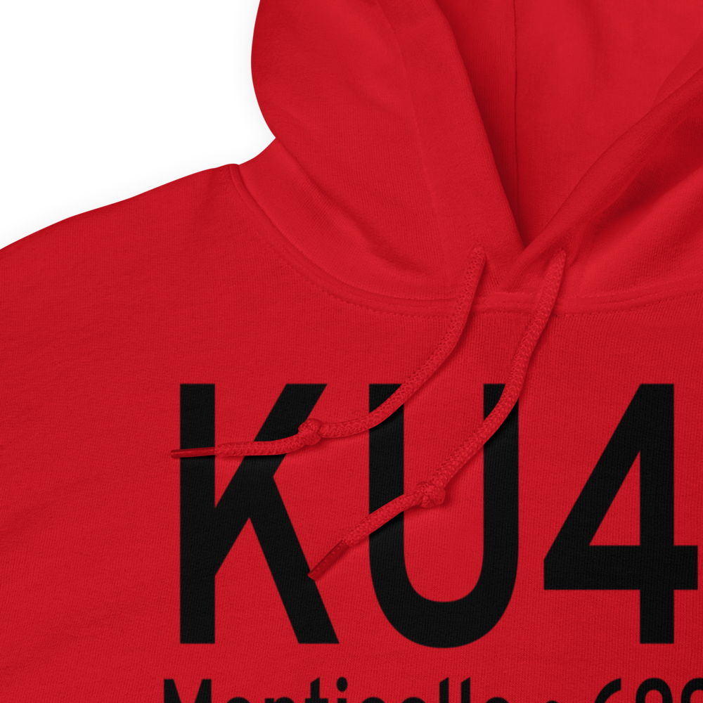 Monticello Airport (KU43) ICAO Hoodie Sweatshirt 