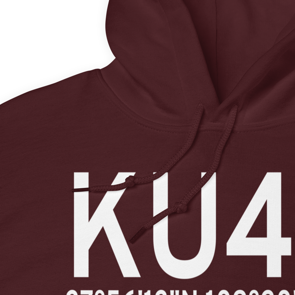 Monticello Airport (KU43) ICAO Hoodie Sweatshirt 