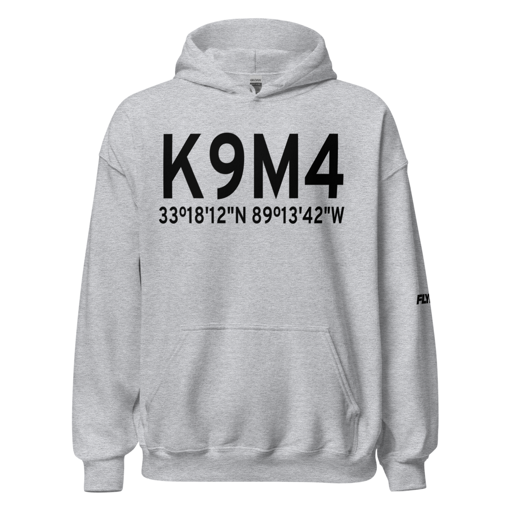 Ackerman Choctaw County Airport (K9M4) ICAO Hoodie Sweatshirt 