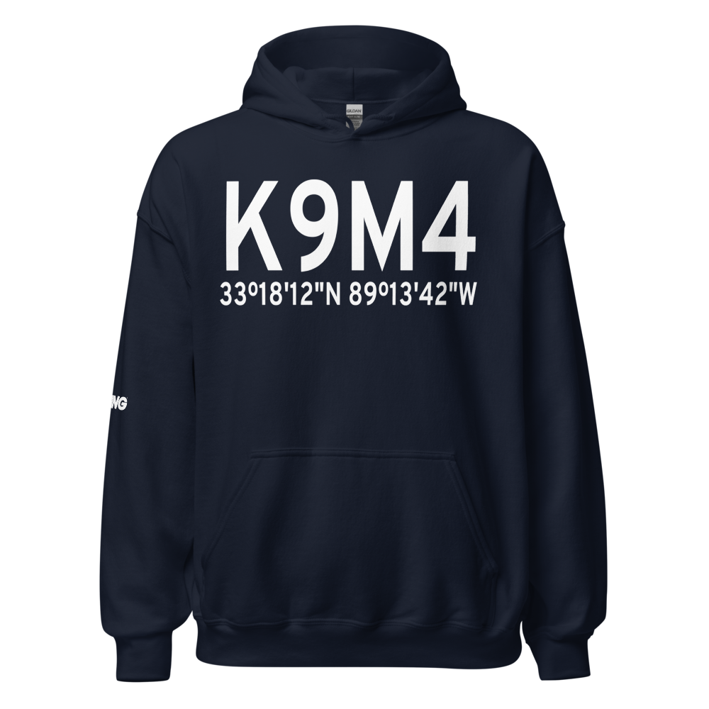 Ackerman Choctaw County Airport (K9M4) ICAO Hoodie Sweatshirt 