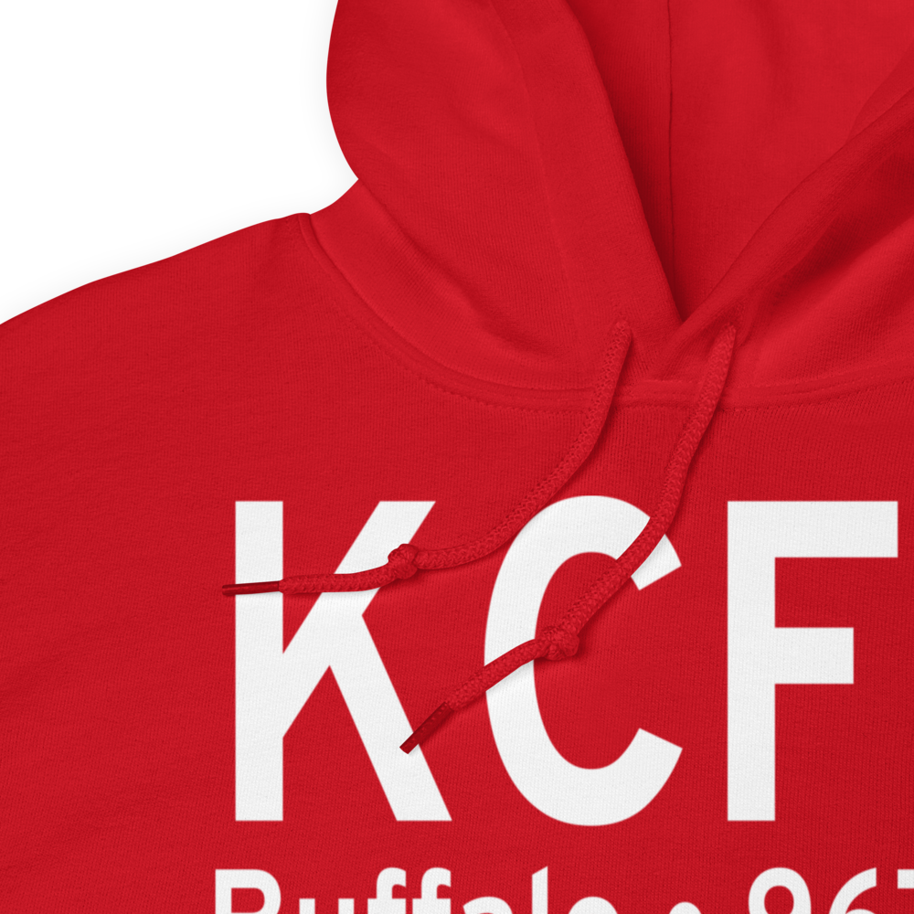 Buffalo Municipal Airport (KCFE) ICAO Hoodie Sweatshirt 