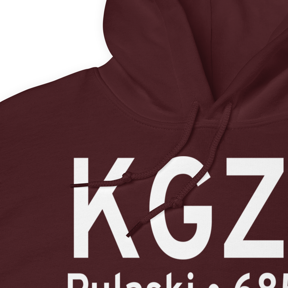 Abernathy Field (KGZS) ICAO Hoodie Sweatshirt 