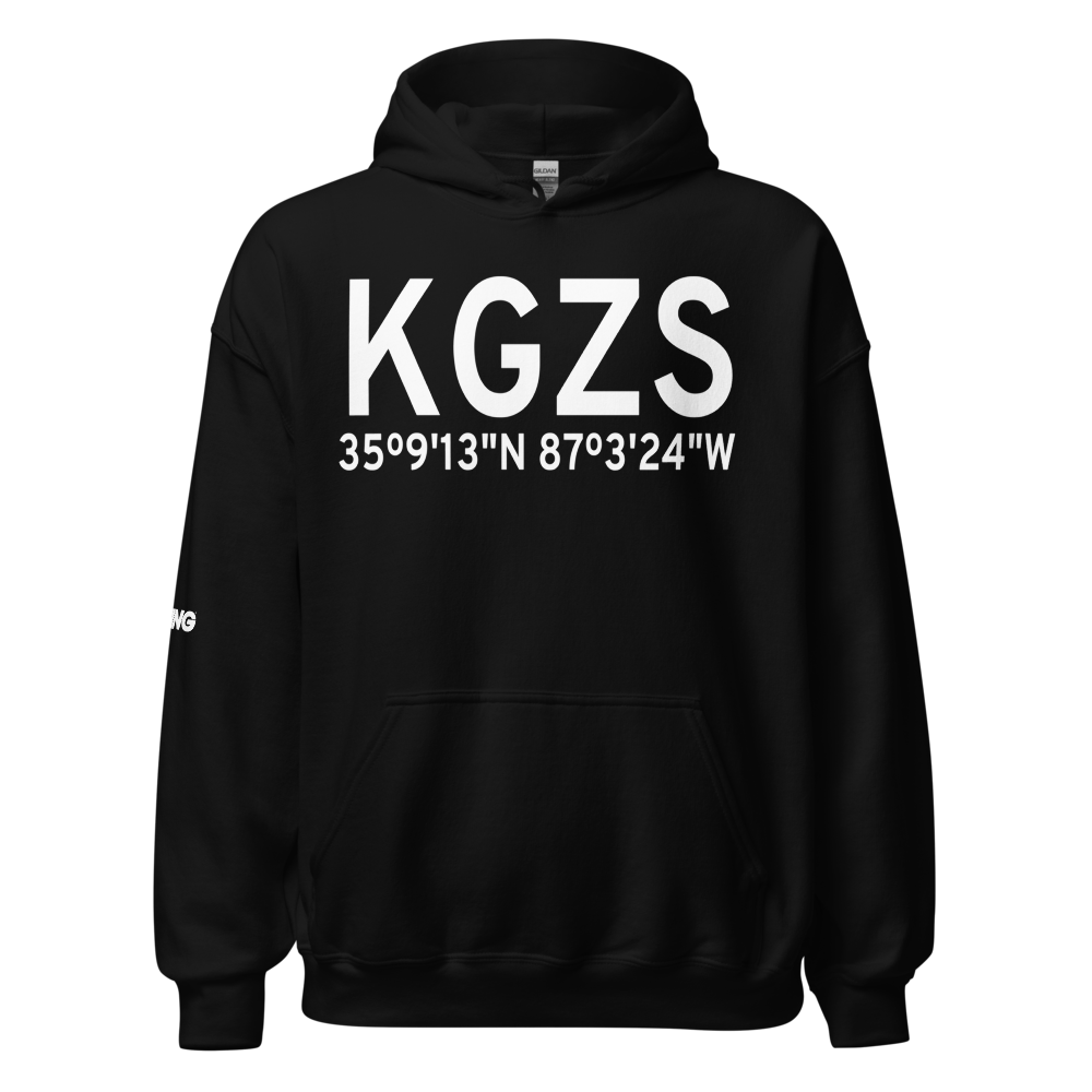 Abernathy Field (KGZS) ICAO Hoodie Sweatshirt 