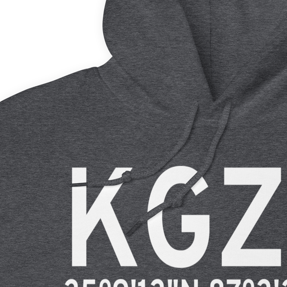 Abernathy Field (KGZS) ICAO Hoodie Sweatshirt 