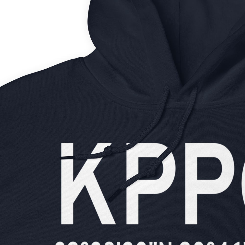Pittsfield Penstone Municipal Airport (KPPQ) ICAO Hoodie Sweatshirt 