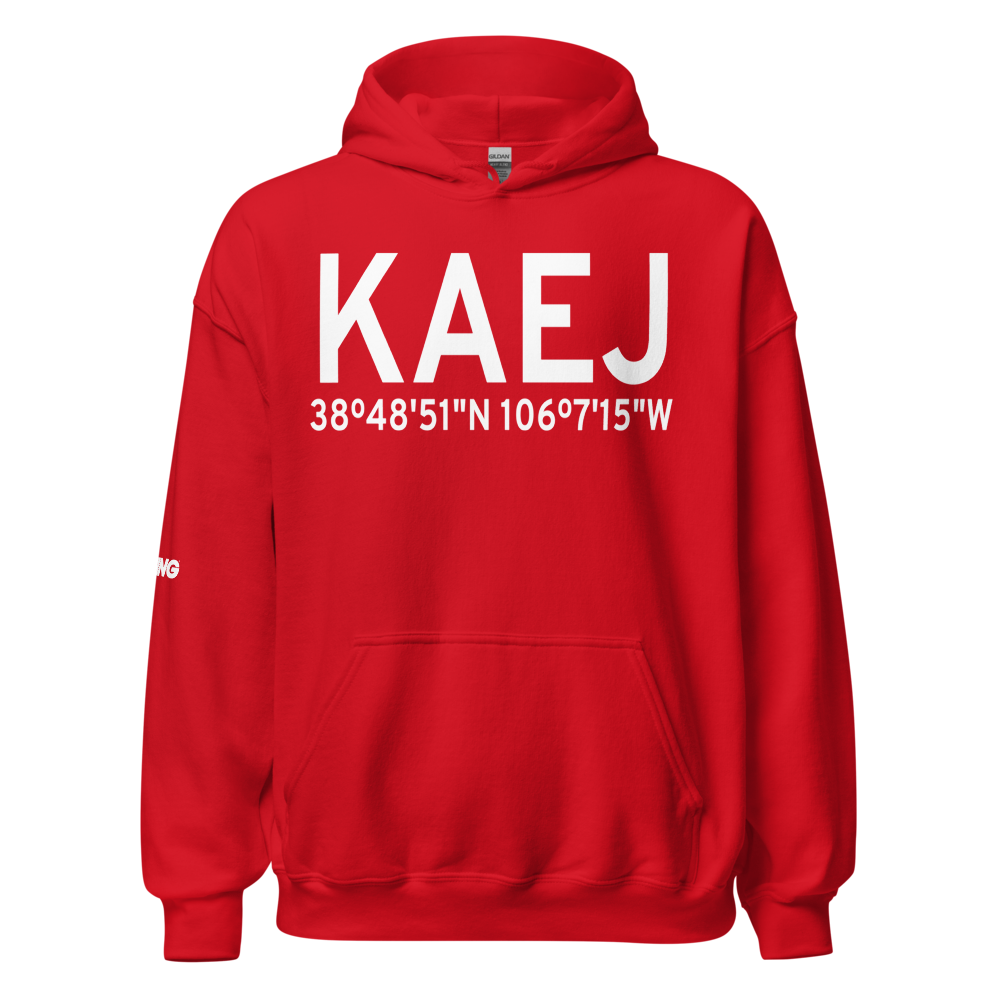 Central Colorado Regional Airport (KAEJ) ICAO Hoodie Sweatshirt 