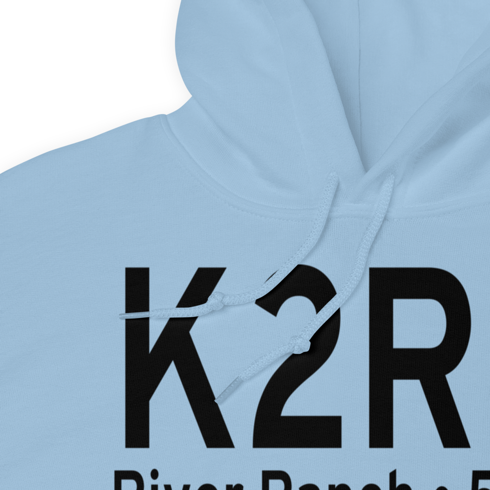 River Ranch Resort Airport (K2RR) ICAO Hoodie Sweatshirt 