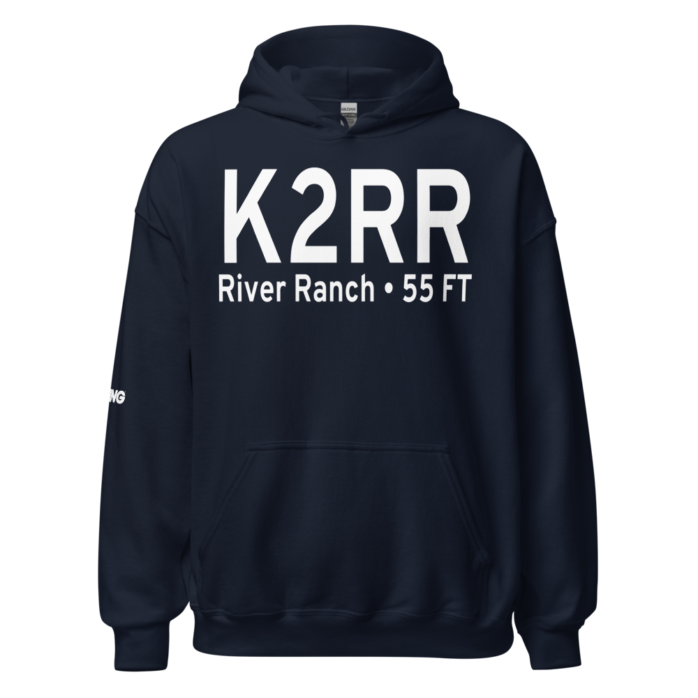River Ranch Resort Airport (K2RR) ICAO Hoodie Sweatshirt 