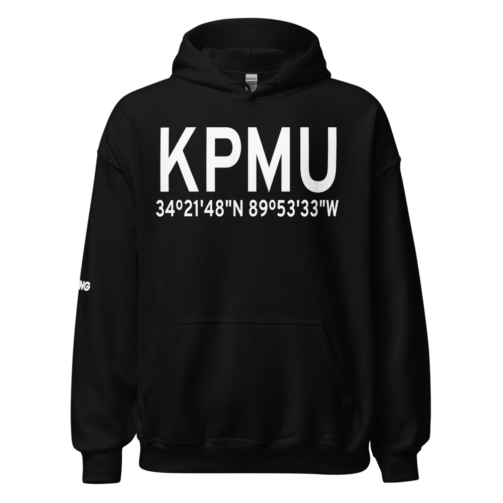Panola County Airport (KPMU) ICAO Hoodie Sweatshirt 