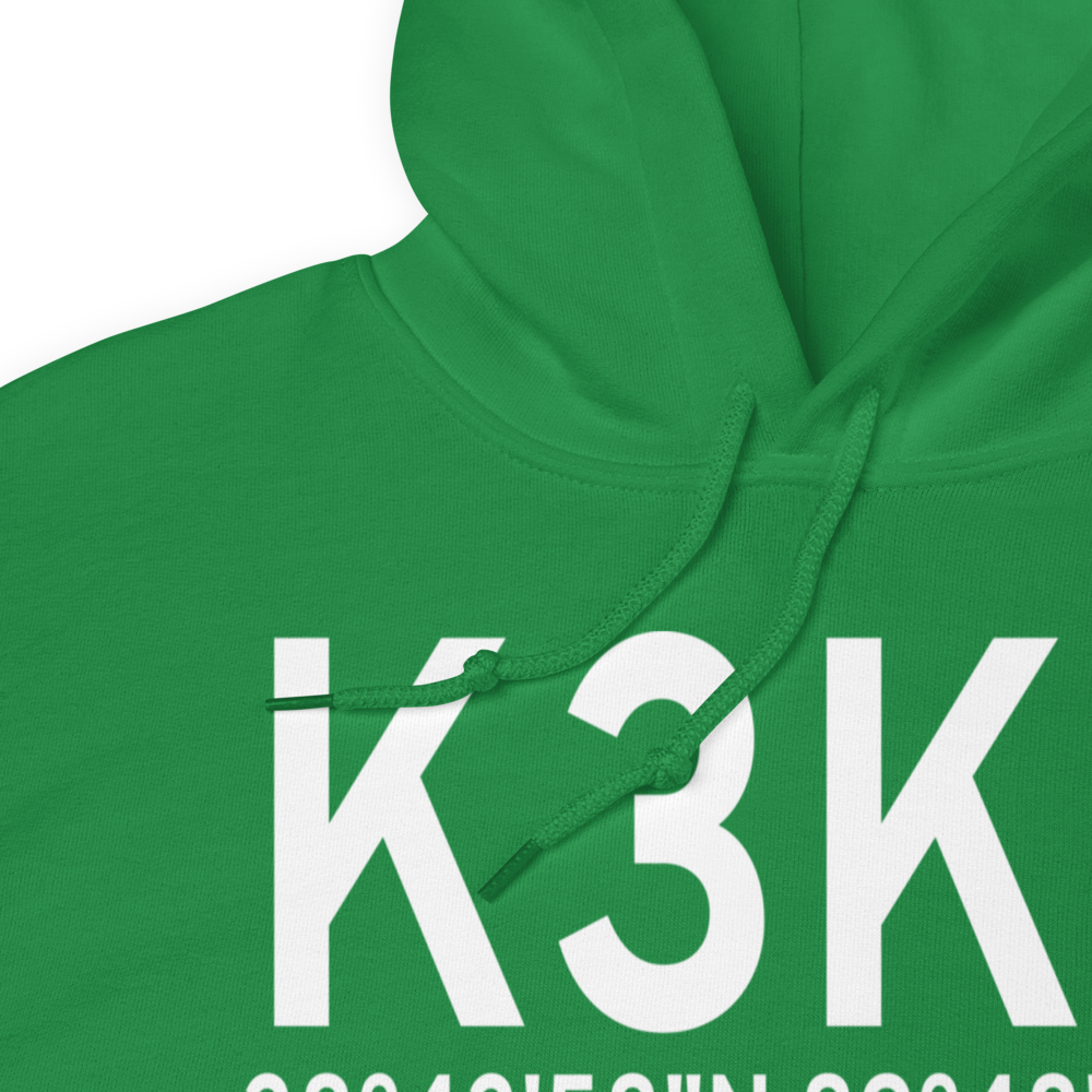 St Louis Metro-East Airport/Shafer Field (K3K6) ICAO Hoodie Sweatshirt 