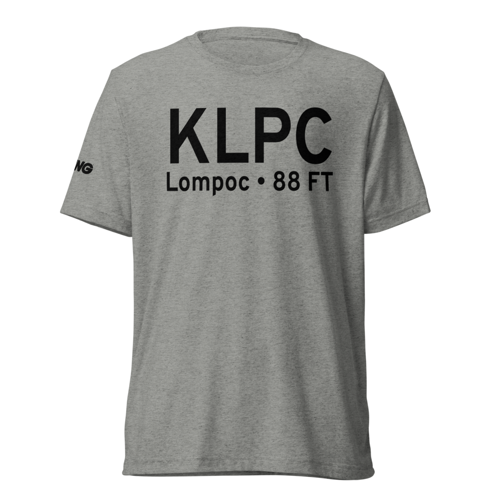 Lompoc Airport (KLPC) ICAO Tri-blend T-Shirt 