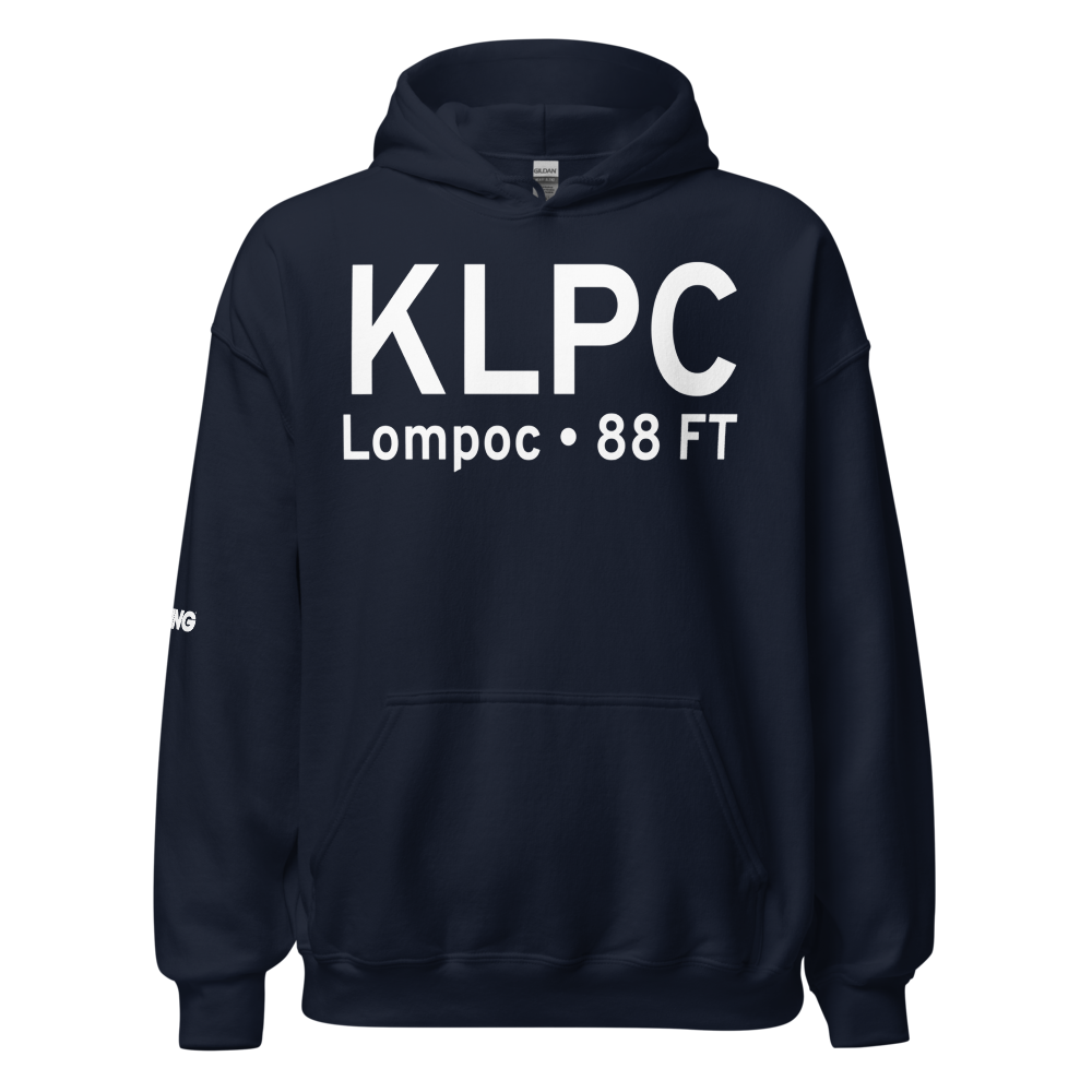 Lompoc Airport (KLPC) ICAO Hoodie Sweatshirt 