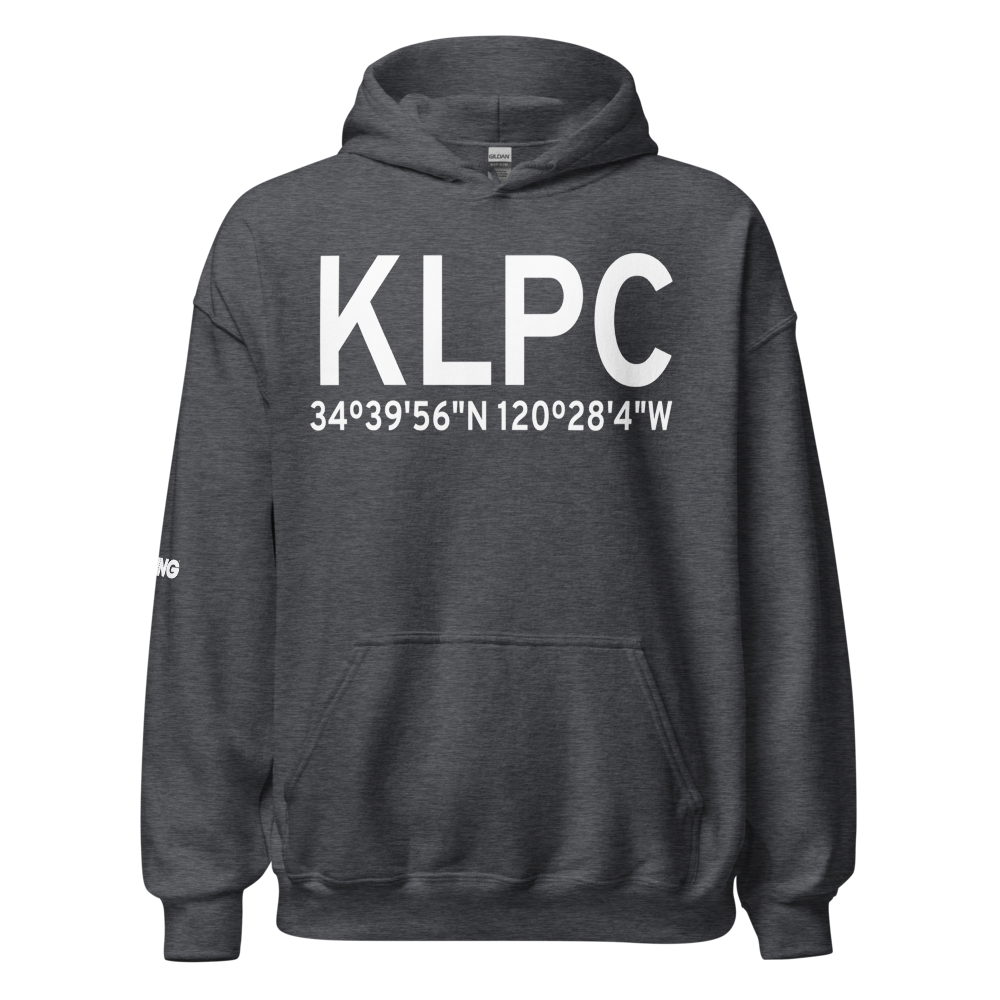 Lompoc Airport (KLPC) ICAO Hoodie Sweatshirt 