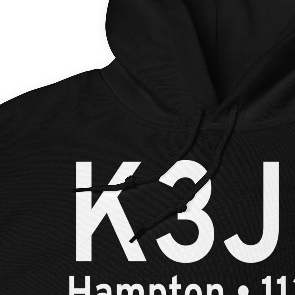 Hampton County Airport (K3J0) ICAO Hoodie Sweatshirt 