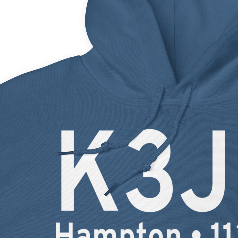 Hampton County Airport (K3J0) ICAO Hoodie Sweatshirt 